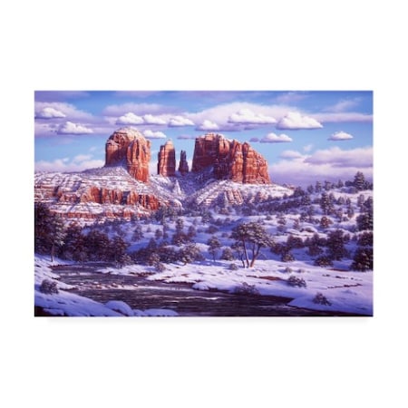 R W Hedge 'The Spirit Of Red Rocks' Canvas Art,12x19